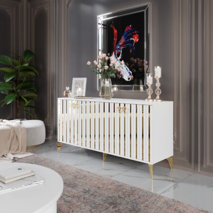 Beyaz gold konsol